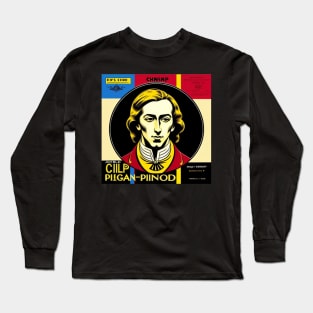 Pop Art Chopin Vinyl Record Album IV Long Sleeve T-Shirt